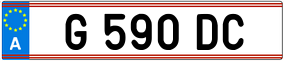 Truck License Plate